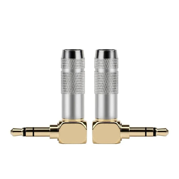 Planet Gates Jack 3.5mm 90 Degree For Soldering 1/8" 3 4 Pole Earphone Plug Audio Connector Right Angle Gold Plated 3.5 Consumer Electronics