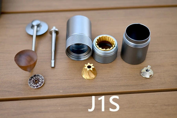 Planet Gates JAFFEE J0/J1 manual coffee grinder with 38mm 5core/7core burr 3 bearings  portable coffee mill Adjustable espresso grinder