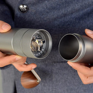 Planet Gates JAFFEE J0/J1 manual coffee grinder with 38mm 5core/7core burr 3 bearings  portable coffee mill Adjustable espresso grinder