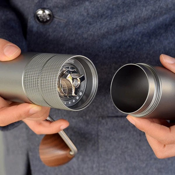 Planet Gates JAFFEE J0/J1 manual coffee grinder with 38mm 5core/7core burr 3 bearings  portable coffee mill Adjustable espresso grinder