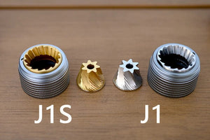 Planet Gates JAFFEE J0/J1 manual coffee grinder with 38mm 5core/7core burr 3 bearings  portable coffee mill Adjustable espresso grinder