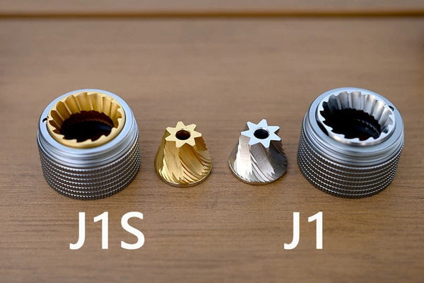 Planet Gates JAFFEE J0/J1 manual coffee grinder with 38mm 5core/7core burr 3 bearings  portable coffee mill Adjustable espresso grinder