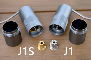 Planet Gates JAFFEE J0/J1 manual coffee grinder with 38mm 5core/7core burr 3 bearings  portable coffee mill Adjustable espresso grinder