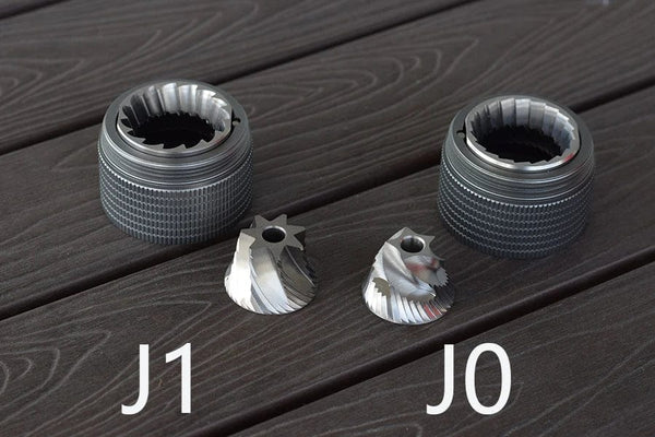 Planet Gates JAFFEE J0/J1 manual coffee grinder with 38mm 5core/7core burr 3 bearings  portable coffee mill Adjustable espresso grinder