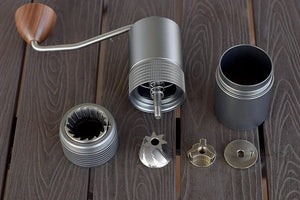 Planet Gates JAFFEE J0/J1 manual coffee grinder with 38mm 5core/7core burr 3 bearings  portable coffee mill Adjustable espresso grinder