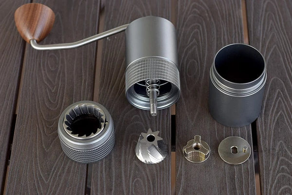 Planet Gates JAFFEE J0/J1 manual coffee grinder with 38mm 5core/7core burr 3 bearings  portable coffee mill Adjustable espresso grinder