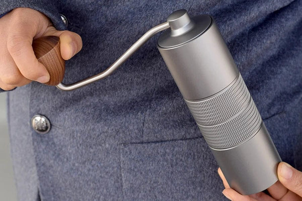 Planet Gates JAFFEE J0/J1 manual coffee grinder with 38mm 5core/7core burr 3 bearings  portable coffee mill Adjustable espresso grinder