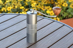 Planet Gates JAFFEE J0/J1 manual coffee grinder with 38mm 5core/7core burr 3 bearings  portable coffee mill Adjustable espresso grinder