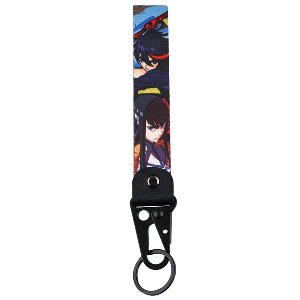 Planet Gates Japan Anime Key Chain Cool Character Keychain Keyring For Car Motorcycle Pendant Keys Holder Wrist Strap Hang Rope Key Tag Gifts