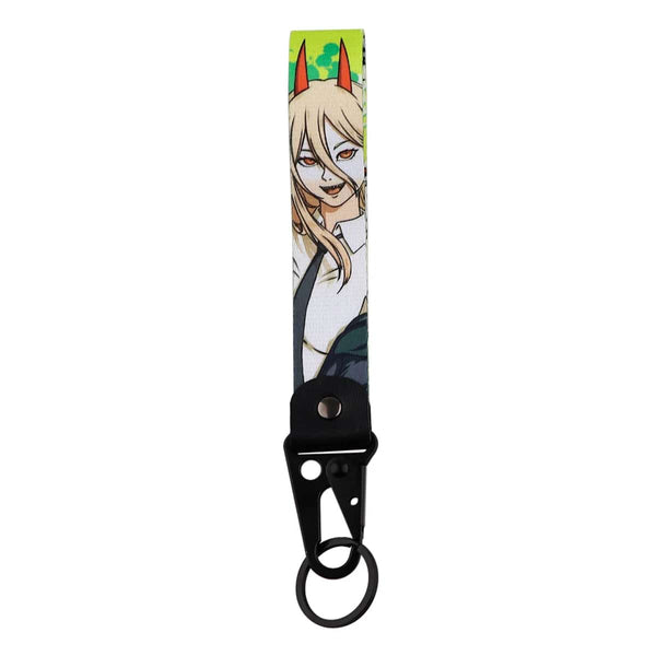 Planet Gates Japan Anime Key Chain Cool Character Keychain Keyring For Car Motorcycle Pendant Keys Holder Wrist Strap Hang Rope Key Tag Gifts