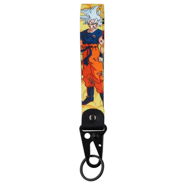 Planet Gates Japan Anime Key Chain Cool Character Keychain Keyring For Car Motorcycle Pendant Keys Holder Wrist Strap Hang Rope Key Tag Gifts