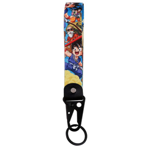 Planet Gates Japan Anime Key Chain Cool Character Keychain Keyring For Car Motorcycle Pendant Keys Holder Wrist Strap Hang Rope Key Tag Gifts