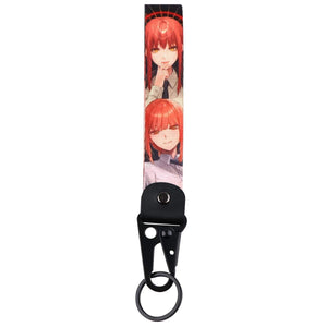 Planet Gates Japan Anime Key Chain Cool Character Keychain Keyring For Car Motorcycle Pendant Keys Holder Wrist Strap Hang Rope Key Tag Gifts