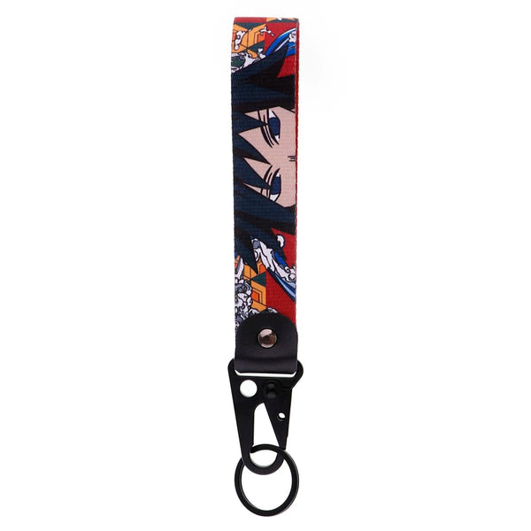 Planet Gates Japan Anime Key Chain Cool Character Keychain Keyring For Car Motorcycle Pendant Keys Holder Wrist Strap Hang Rope Key Tag Gifts