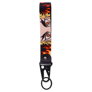 Planet Gates Japan Anime Key Chain Cool Character Keychain Keyring For Car Motorcycle Pendant Keys Holder Wrist Strap Hang Rope Key Tag Gifts