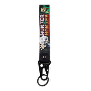 Planet Gates Japan Anime Key Chain Cool Character Keychain Keyring For Car Motorcycle Pendant Keys Holder Wrist Strap Hang Rope Key Tag Gifts