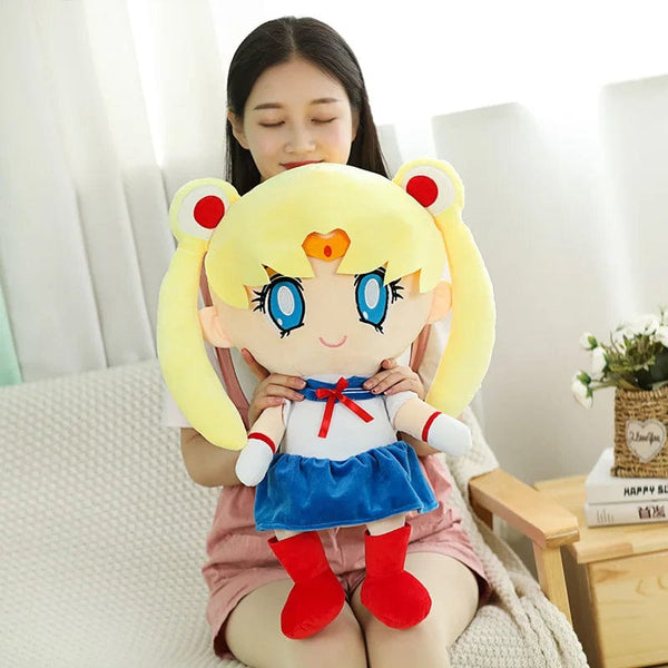 Planet Gates Japan Anime Sailor Moon Plush Toys Tsukino Usagi Kaiou Michi Stuffed Doll Girlish Room Decor Stuffed Kawaii Gifts For Girlfriend