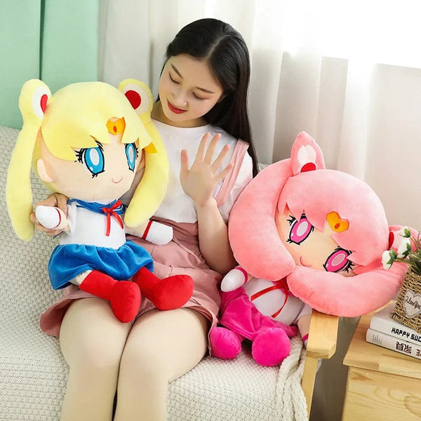 Planet Gates Japan Anime Sailor Moon Plush Toys Tsukino Usagi Kaiou Michi Stuffed Doll Girlish Room Decor Stuffed Kawaii Gifts For Girlfriend