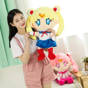 Planet Gates Japan Anime Sailor Moon Plush Toys Tsukino Usagi Kaiou Michi Stuffed Doll Girlish Room Decor Stuffed Kawaii Gifts For Girlfriend