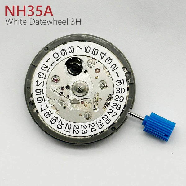 Planet Gates Japan Genuine NH35 Automatic Mechanical Movement High Accuracy 24 Jewels Mod Watch Replacement NH35A Date at 3:00