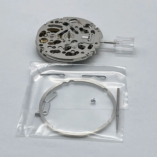 Planet Gates Japan Genuine NH70 NH70A Mechanical Movement 24 Jewels Skeleton Mechanism Modification Automatic Watch Replace Movement