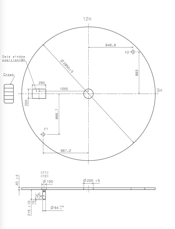 Planet Gates Japan NH35 Movement Automatic Mechanical High Accuracy Japona TMI NH35A-3 Watch Calendar Mechanism Wrist Day Date Set