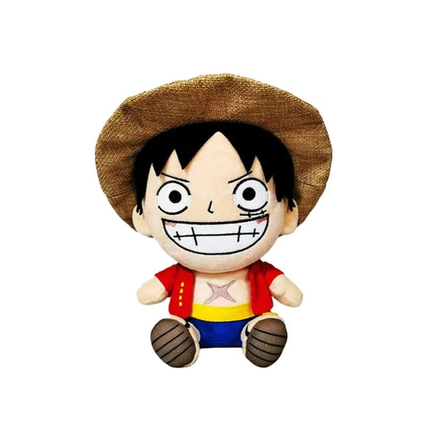 Planet Gates Japanese Anime 25cm One Piece Original Plush Toys CartoonFigure Luffy Chopper Ace Roronoa Zoro Cute Stuffed Doll Kids Xmas Gifts