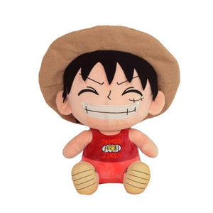 Planet Gates Japanese Anime 25cm One Piece Original Plush Toys CartoonFigure Luffy Chopper Ace Roronoa Zoro Cute Stuffed Doll Kids Xmas Gifts