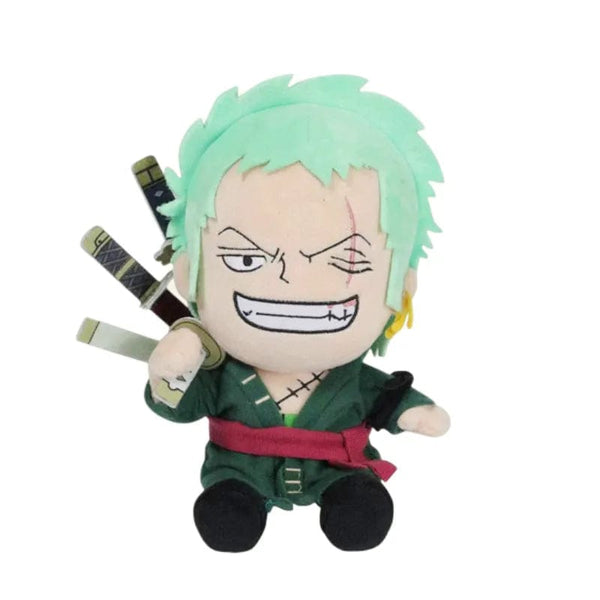 Planet Gates Japanese Anime 25cm One Piece Original Plush Toys CartoonFigure Luffy Chopper Ace Roronoa Zoro Cute Stuffed Doll Kids Xmas Gifts