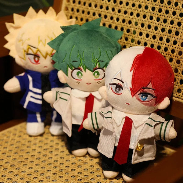 Planet Gates Japanese Anime My Hero Academia Plush Toys Cartoon Stuffed Midoriya Izuku Bakugou Katsuki Todoroki Shoto Dolls Kids Gifts Birth
