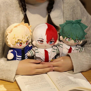 Planet Gates Japanese Anime My Hero Academia Plush Toys Cartoon Stuffed Midoriya Izuku Bakugou Katsuki Todoroki Shoto Dolls Kids Gifts Birth