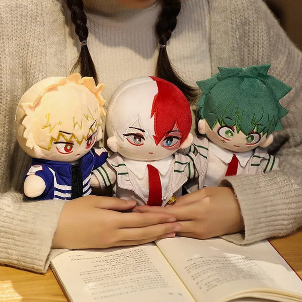 Planet Gates Japanese Anime My Hero Academia Plush Toys Cartoon Stuffed Midoriya Izuku Bakugou Katsuki Todoroki Shoto Dolls Kids Gifts Birth