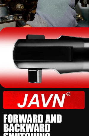 Planet Gates JAVN 12V Cordless Electric Wrench, 45NM 3/8'' Ratchet Wrench, Removal Screw Nut ,Car Repair Tools, Right Angle Wrench, Powe