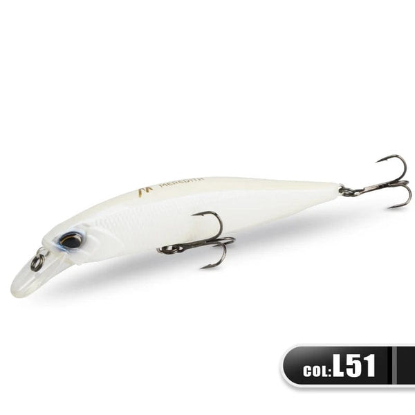 Planet Gates JBR-100F-L51 / CHINA MEREDITH JERK MINNOW 100F 14g  Floating Wobbler Fishing Lure 24Color Minnow Lure Hard Bait Quality Professional Depth0.8-1.0m