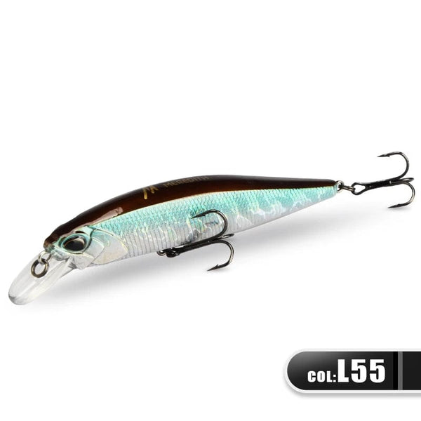 Planet Gates JBR-100F-L55 / CHINA MEREDITH JERK MINNOW 100F 14g  Floating Wobbler Fishing Lure 24Color Minnow Lure Hard Bait Quality Professional Depth0.8-1.0m
