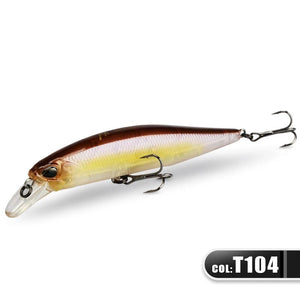 Planet Gates JBR-100F-T104 / CHINA MEREDITH JERK MINNOW 100F 14g  Floating Wobbler Fishing Lure 24Color Minnow Lure Hard Bait Quality Professional Depth0.8-1.0m