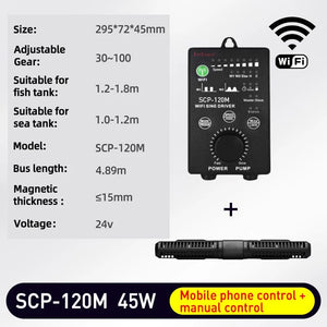 Planet Gates Jebao Jecod 2024 SCP SCPM MCP Water Pump Filter Gallon Protection 24V 18-65W Pump Fish Tank Aquariums Accessoires bomba de agua