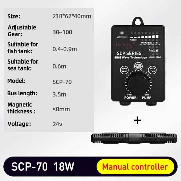 Planet Gates Jebao Jecod 2024 SCP SCPM MCP Water Pump Filter Gallon Protection 24V 18-65W Pump Fish Tank Aquariums Accessoires bomba de agua