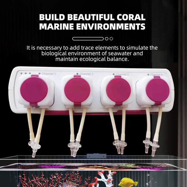 Planet Gates Jebao Jecod Dosing Pump-Automatic Marine Reef Doser Water Pump Filter New MD4.4 WIFI Control 12V 3W 9W Aquariums Accessoires