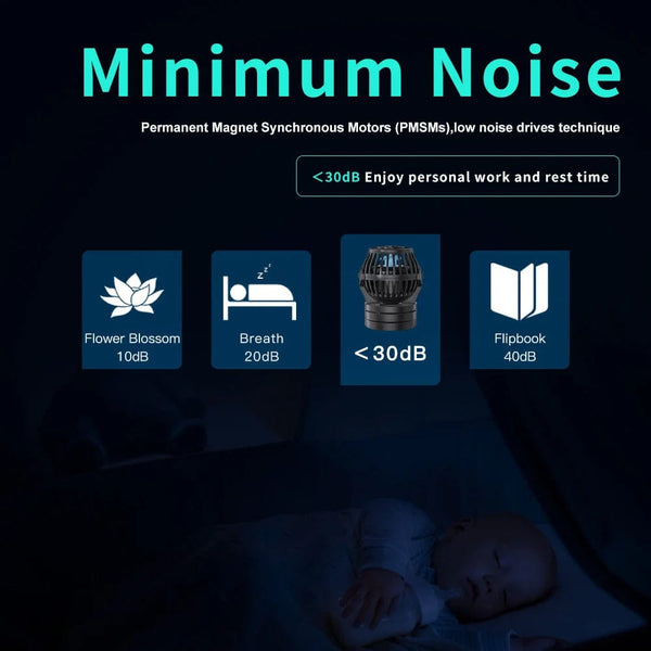 Planet Gates Jebao Jecod New EOW Aquarium Wave Maker Water Pump Filter 12V 24V Fountain Pump Fish Tank WIFI Ultra Quiet Frequency Smart Pump