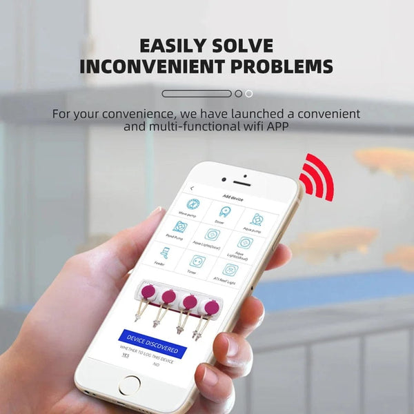 Planet Gates Jebao Jecod Water Pump Filter Auto Dosing Pump-Automatic Marine Reef Doser MD4.4 WIFI Control 12V 3W 9W Aquariums Accessoires