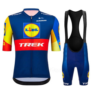 Planet Gates jersey set 1 / M Trek 2024 Summer Team Cycling Jersey Set Ciclismo Clothing MTB Bike Clothes Uniform Maillot Ropa Ciclismo Bicycle Suit Hombre