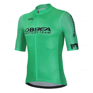 Planet Gates jersey set 1 / XXS Hiru Mens Cycling Jersey Sets Short Sleeve Summer Pro Team Road Racing Bike Clothing Breathable MTB Bicycle Bib Suit Ciclismo