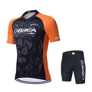 Planet Gates jersey set 1 / XXS Hiru Mens Cycling Jersey Sets Short Sleeve Summer Pro Team Road Racing Bike Clothing Breathable MTB Bicycle Bib Suit Ciclismo