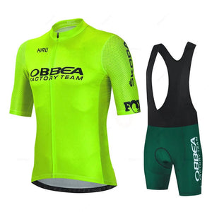 Planet Gates jersey set 1 / XXS Hiru Mens Cycling Jersey Sets Short Sleeve Summer Pro Team Road Racing Bike Clothing Breathable MTB Bicycle Bib Suit Ciclismo