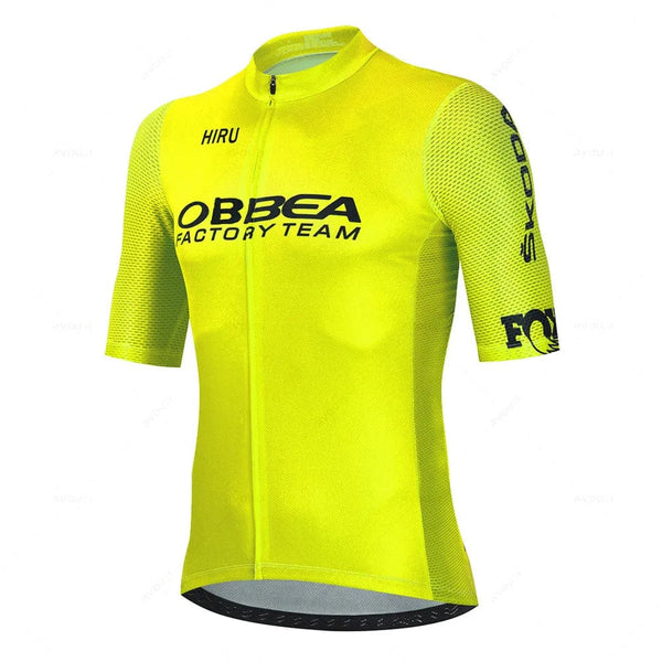 Planet Gates jersey set 1 / XXS Hiru Mens Cycling Jersey Sets Short Sleeve Summer Pro Team Road Racing Bike Clothing Breathable MTB Bicycle Bib Suit Ciclismo