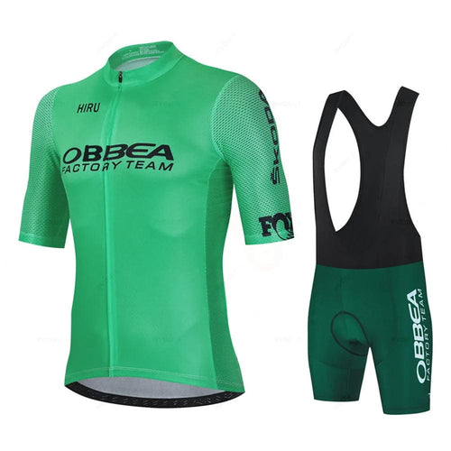 Planet Gates jersey set 1 / XXS Hiru Mens Cycling Jersey Sets Short Sleeve Summer Pro Team Road Racing Bike Clothing Breathable MTB Bicycle Bib Suit Ciclismo