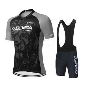 Planet Gates jersey set 1 / XXS Hiru Mens Cycling Jersey Sets Short Sleeve Summer Pro Team Road Racing Bike Clothing Breathable MTB Bicycle Bib Suit Ciclismo