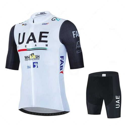 Planet Gates jersey set 12 / XS 2024 Uae Cycling Jersey Set MTB Uniform Bike Clothing Summer Breathable Bicycle Shirt Ropa Ciclismo Bib Pants Maillot Ciclismo