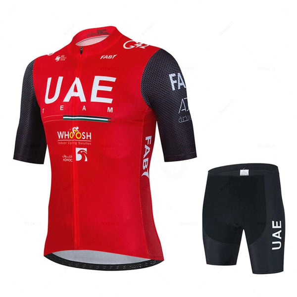 Planet Gates jersey set 12 / XS 2024 Uae Cycling Jersey Set MTB Uniform Bike Clothing Summer Breathable Bicycle Shirt Ropa Ciclismo Bib Pants Maillot Ciclismo